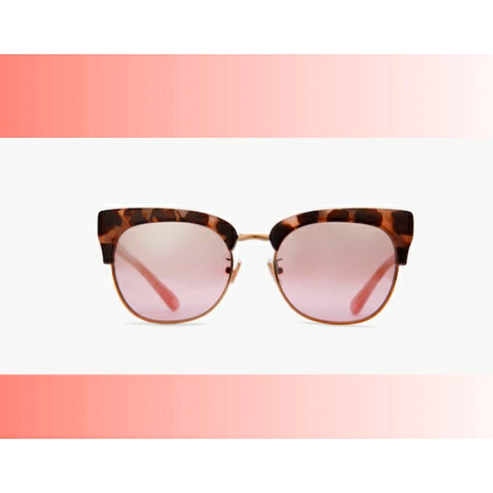 COACH SEMI RIMLESS PINK TORTOISE BOBBI SUNGLASSES ALL SEASONS - Picture 2 of 9